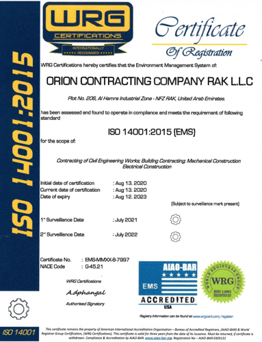 ISO 14001:2015 {EMS}